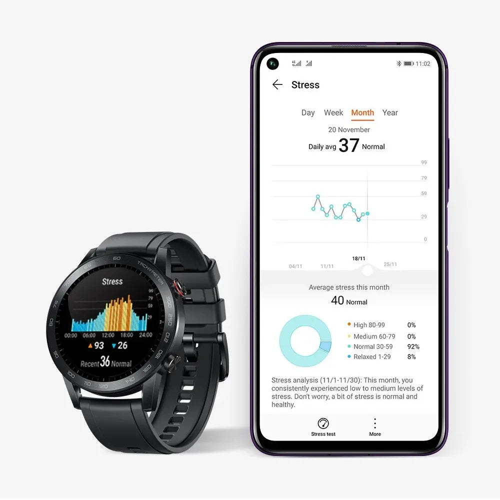 HONOR MagicWatch 46mm Smart Watch Global Version Bluetooth