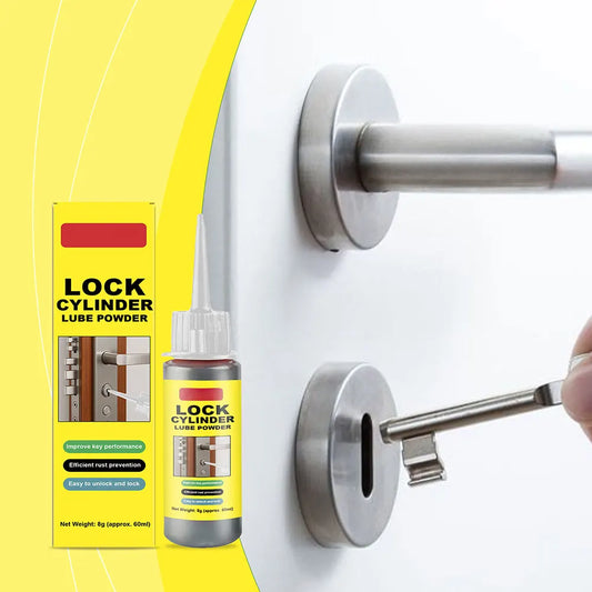 Graphites Lock Cylinder Lubricant Powder,Powdered Lock Cylinder Lubricant,Anti-Rust Lock Cylinder Lubricant For Outdoor Use