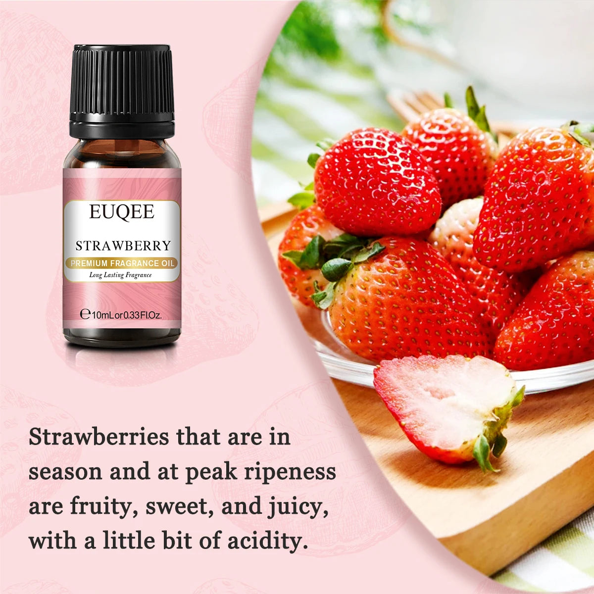 EUQEE 10ML Coconut Vanilla Bubble Gum Fragrance Oil For Making Candle, DIY Soap Coffee Cake Cedarwood Premium Aroma Oils
