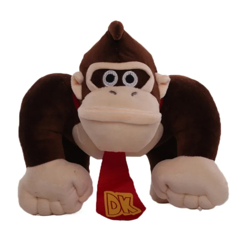 24cm Donkey Kong Plush Toys Cute Monkey Soft Toy Orangutan Plushie Doll Stuffed Animals Gorilla Dolls for Childen Birthday Gifts