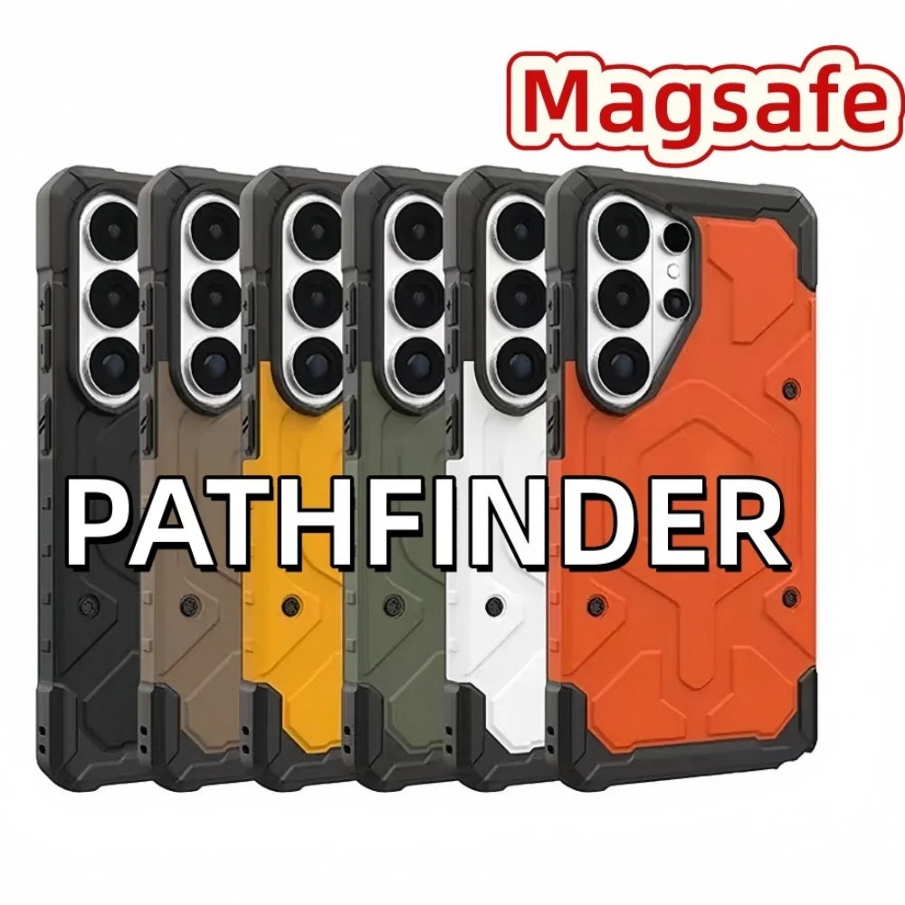 Shockproof Pathfinder Magnetic Case for Samsung Galaxy S26 Ultra S25 S24 ULTRA S26Plus Limited Edition Rugged For Magsafe Cover