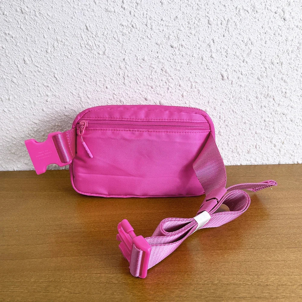 Fashion Yoga Fanny pack Metal Logo Sports waist bag Yoga Mobile Bag Portable bag Unisex Fitness Running women's gift