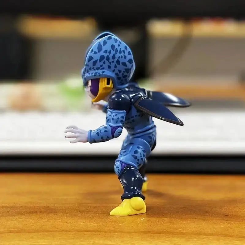 10cm Anime Dragon Ball Z Cell Omnibus Super Kawaii Shahru Figure Action Model Anime Figurals Hobby Toysf Riend Birthday Gifts