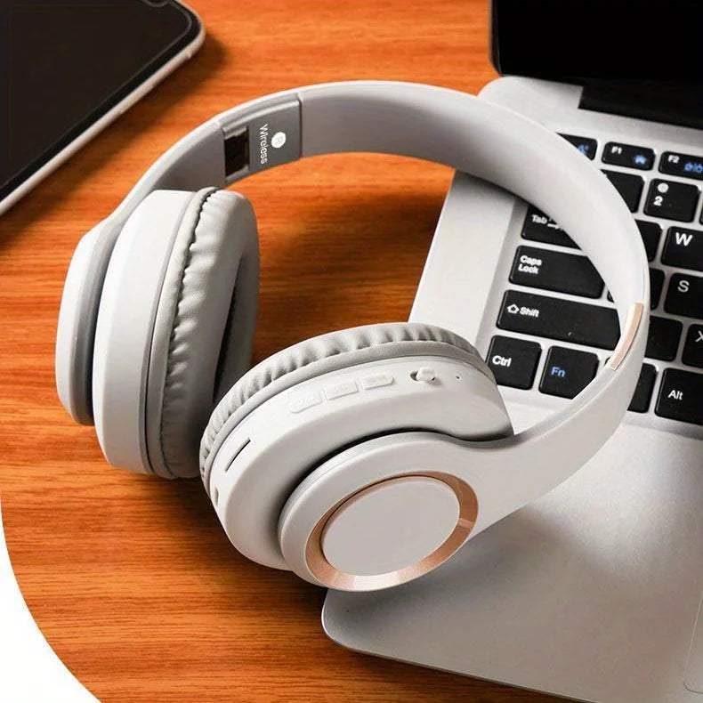 Headphones Bluetooth HIFI Wireless Stereo Over Ear Earphone Handsfree Headset Ear Buds Head Phone Headset For iPhone Xiaomi