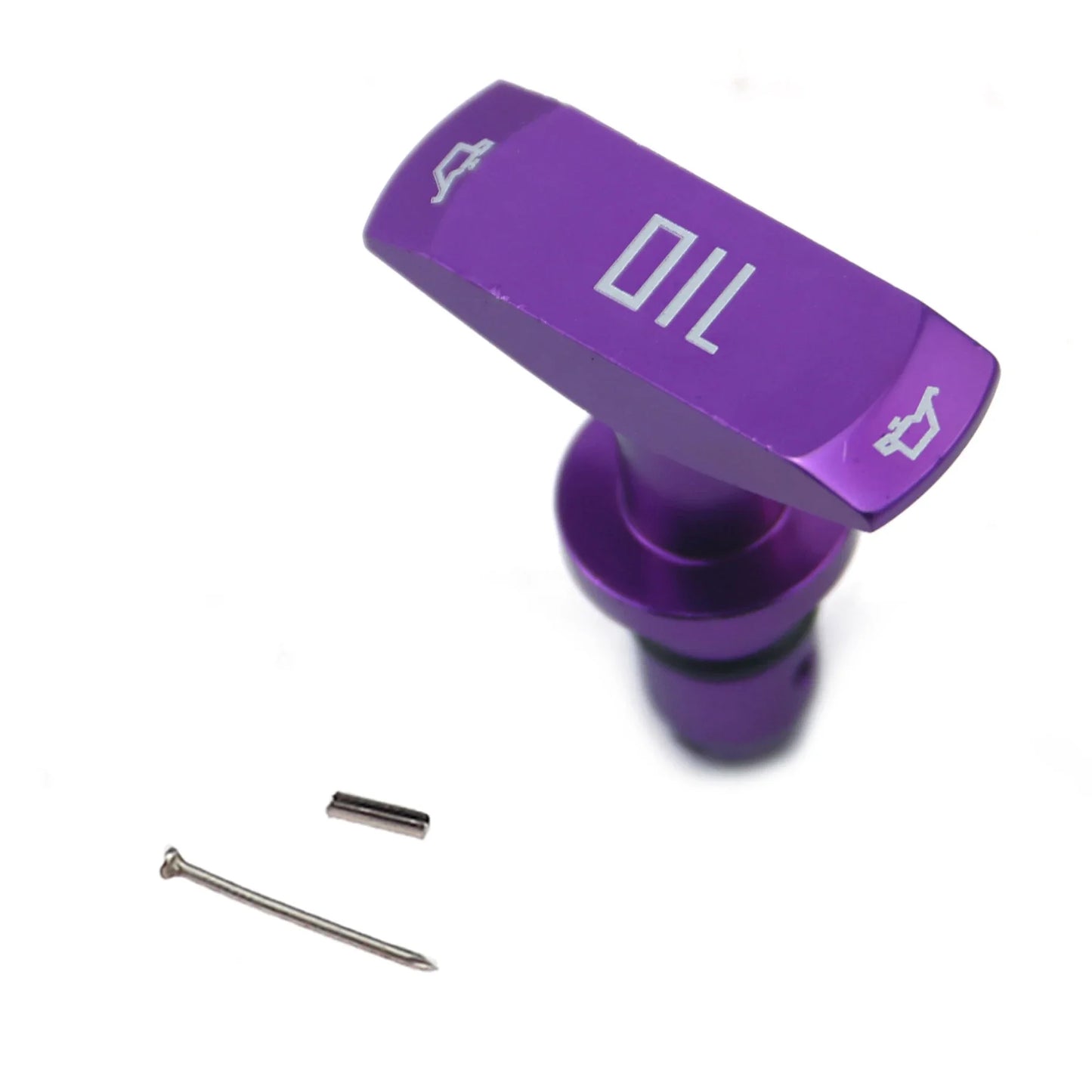 1PC Universal Car Oil Dipstick Pull Handle Engine Oil Pullhandle Aluminum Alloy Auto Replacement Modification Decoration