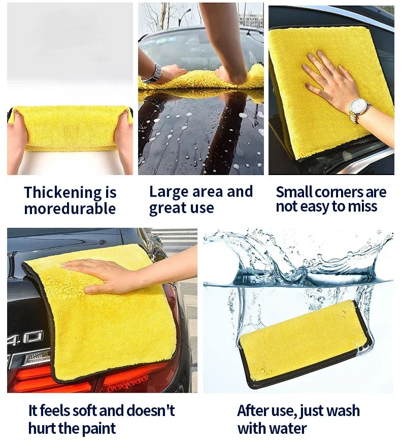 Car Cleaning Set Car Detailing Brush Towel Glove Auto Dashboard Air Outlet Cleaning Tools Kits for Car Wash Accessories
