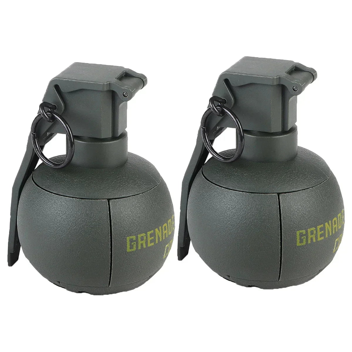 3pcs Tactical Smoke Grenade Grenade Model for CQB Airsoft Paintball Game M67 Burst Mine Water Grenade Bouncing Smoke Grenade