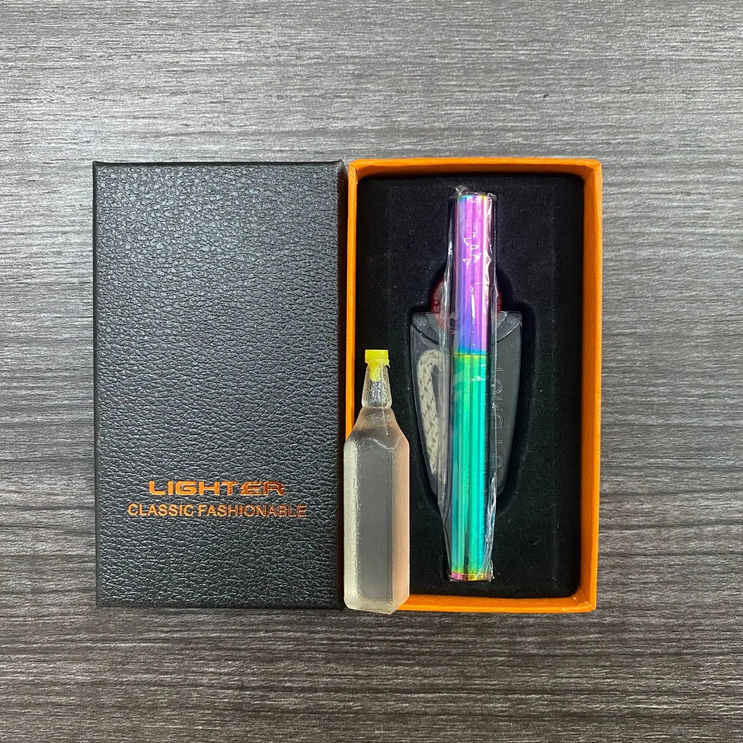 Creative Unusual Kerosene Lighter Copper Nunchaku Funny Retro Grinding Wheel Flint Lighters Foldable Mini Portable Men's Gift