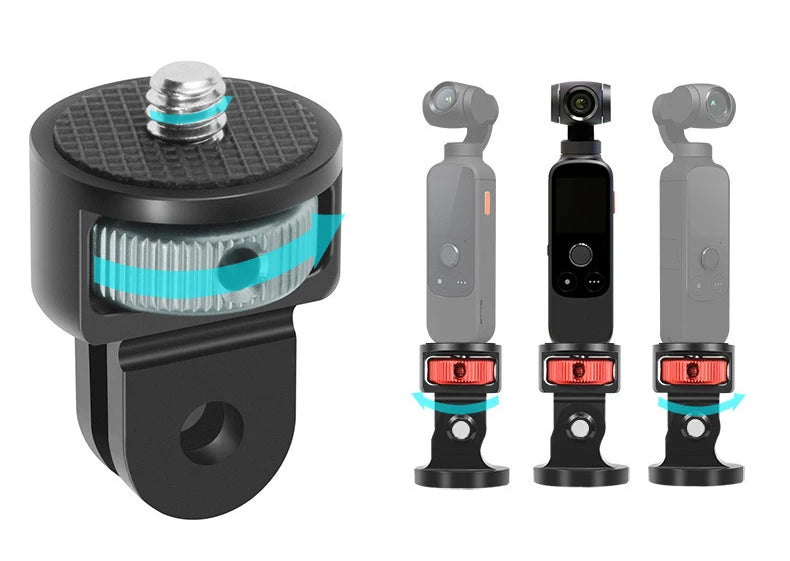 Suitable for GoPro series For DJI For Insta360 sports camera accessories 1/4 adapter interface 1/4 adapter
