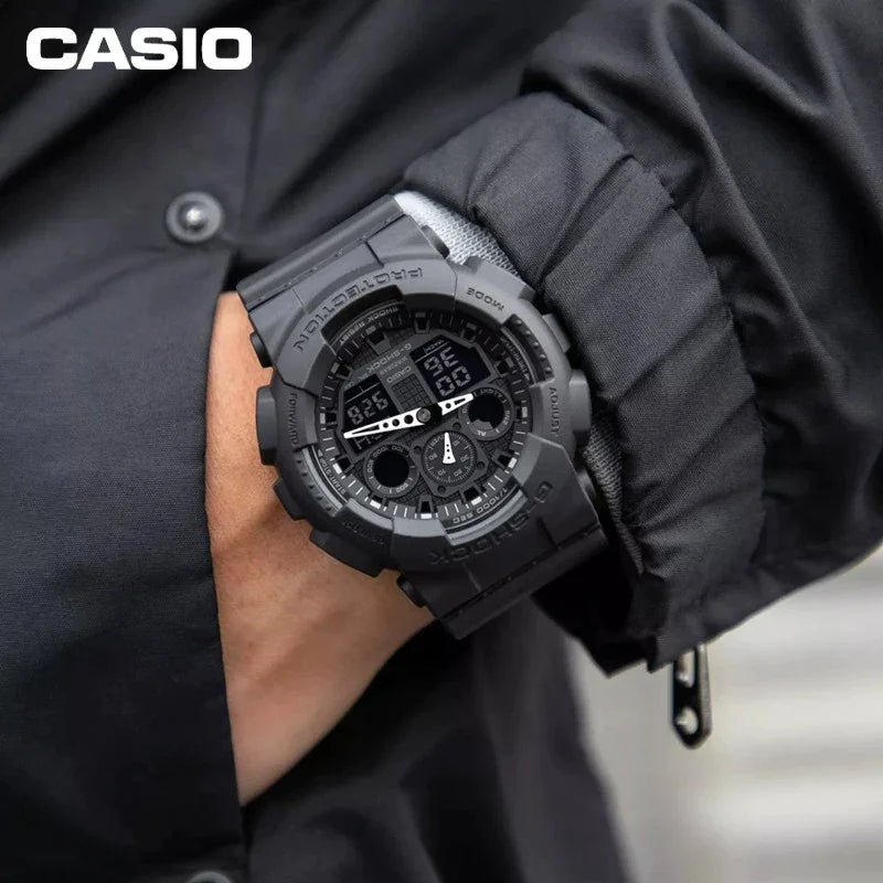 Casio GA-100 G-SHOCK Series Cool Men's Sports Digital Watch Limited Luxury Stars With The Tide Electronic Eatch Euminous Japan