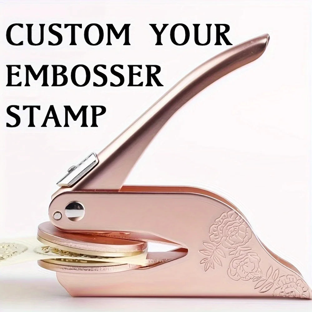 Personalized Book Embosser | "From The Library of..." Custom Stamp | Ex Libris Book Stamp | Thoughtful Gift for Book Lovers