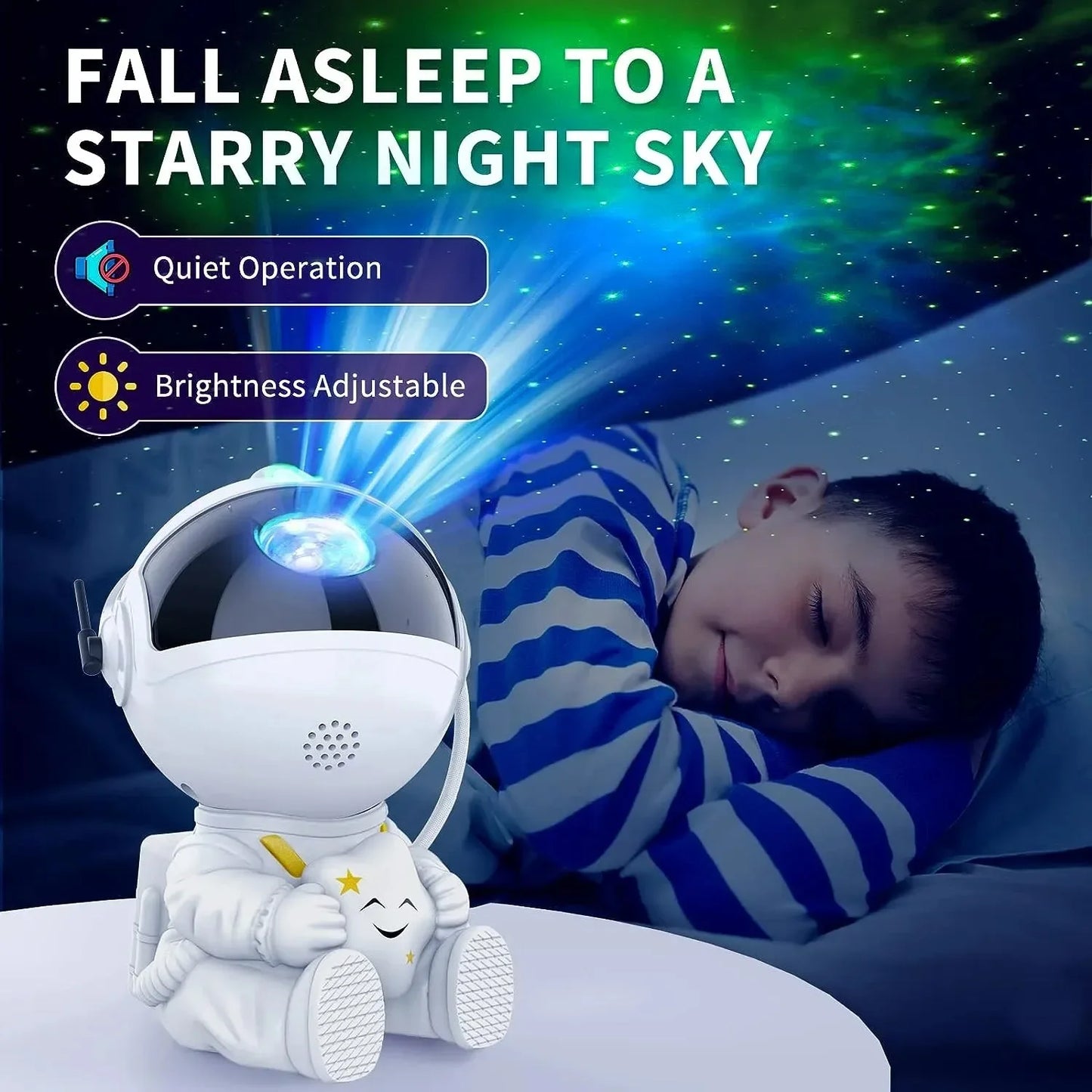 Galaxy Star Astronaut Projector LED Night Light Starry Sky Porjectors Lamp Decoration Bedroom Room Decorative For Children Gifts