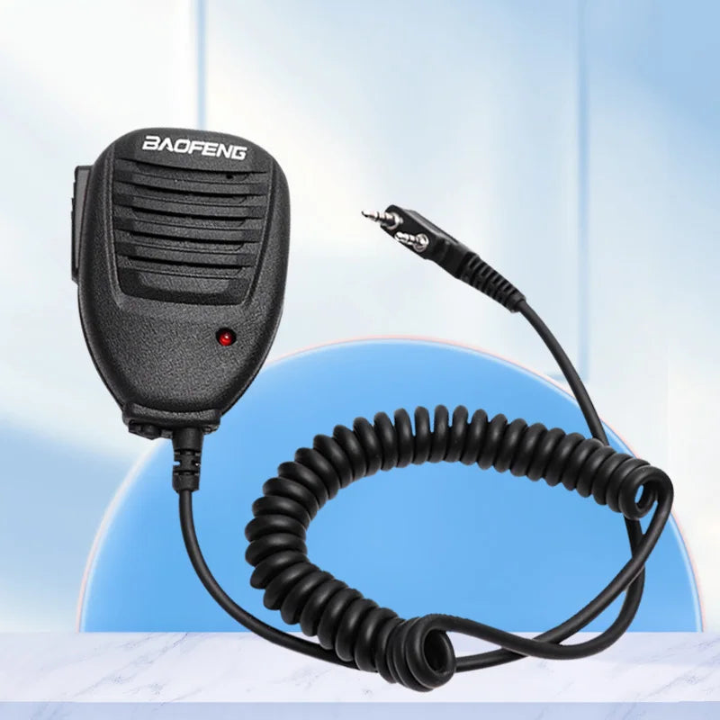 New Walkie Talkie Hand Microphone Radio Speaker Mic PTT For Walkie Talkie BF-888S UV-82 UV-5R UV-5RPro H9 H7 Ham Radio