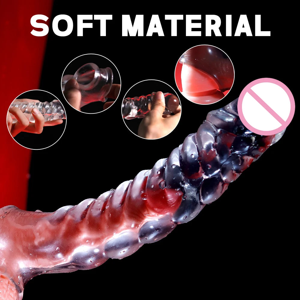 Huge Penis Enlargemen Sleeve Vibrator Extender 8cm Reusable Soft Condoms Dick Sleeve Adult Sex Toys for 18 Men Delay Ejaculation
