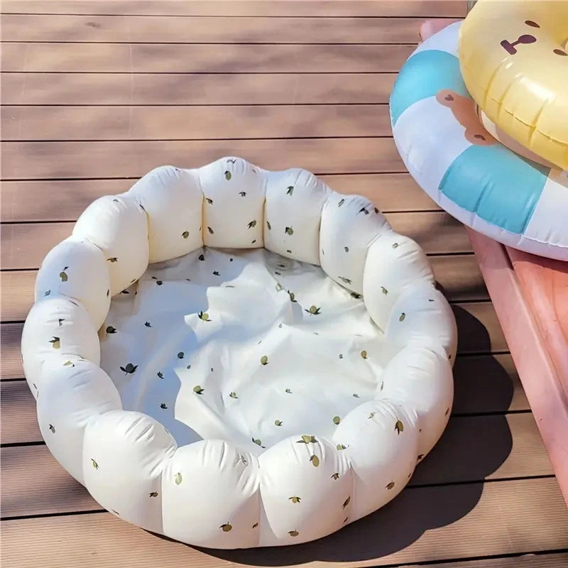 ins multi-functional folding swimming pool children's outdoor water pool portable baby ocean ball pool