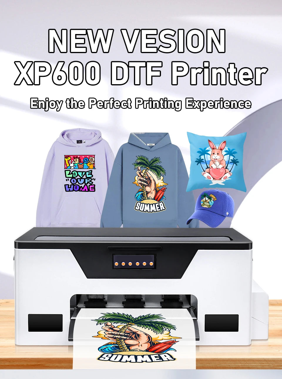 A3 XP600 DTF Impresora Directly Transfer Film Printer XP600 DTF T-shirt Printing Machine with White Ink Circulate DTF Printer A3