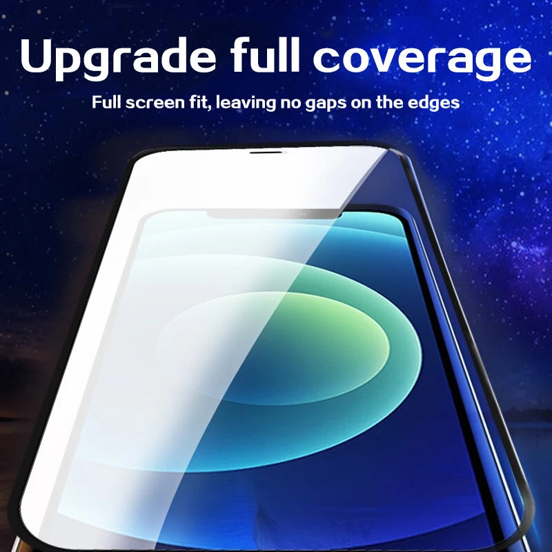 3-5Pcs Full Cover Screen Protector For iPhone 15 14 13 12 11 Pro Max Protective Glass For iPhone X XR XS Max Tempered Glass Film