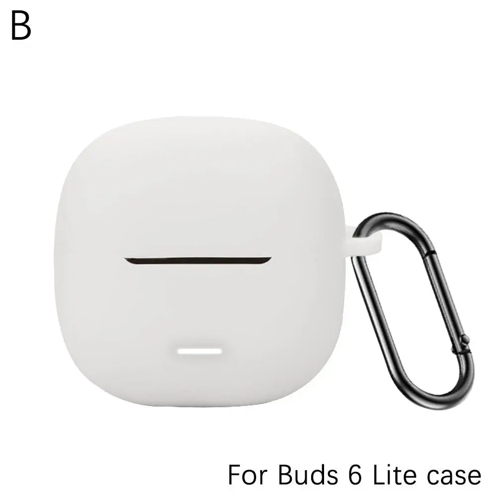 Earphone Protective Cover For Xiaomi Redmi Buds 6 Lite Youth Edition Silicone Protective Case Dust-proof Anti-Drop Storage Box
