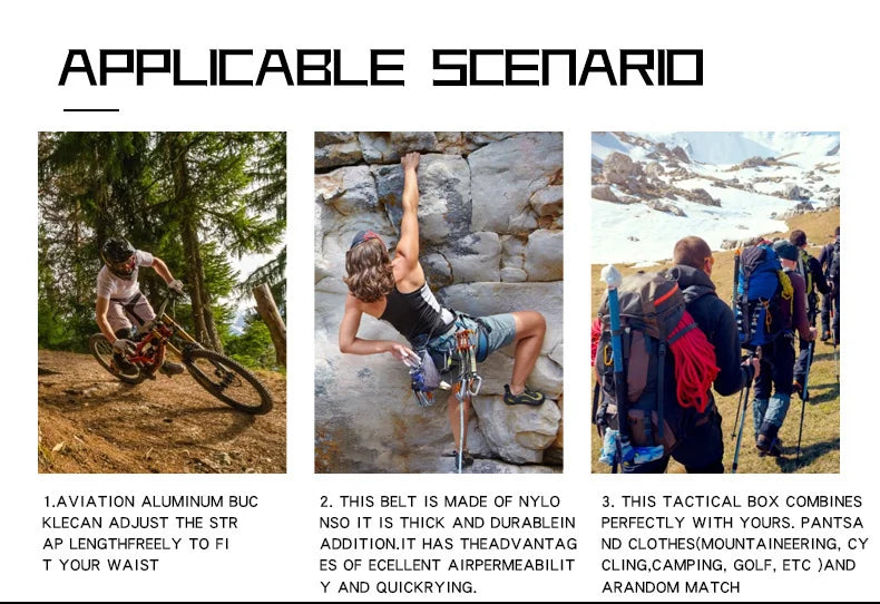 Men Belt Outdoor Hunting Outdoors Belt Multi-Function Buckle Nylon Belt High Quality Canvas Belt