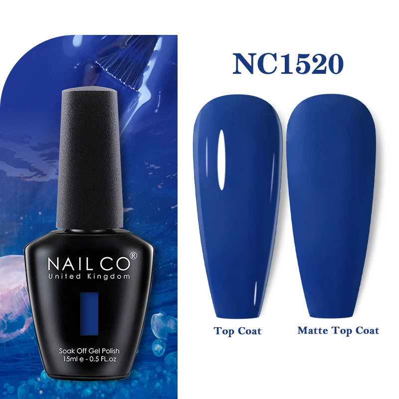 NAILCO Gel Nail Polish 15ml Nail Art Vernis Semi Permanent Soak off UV Gel Polish Gel Manicure Nail Varnish Nail Color Ongles