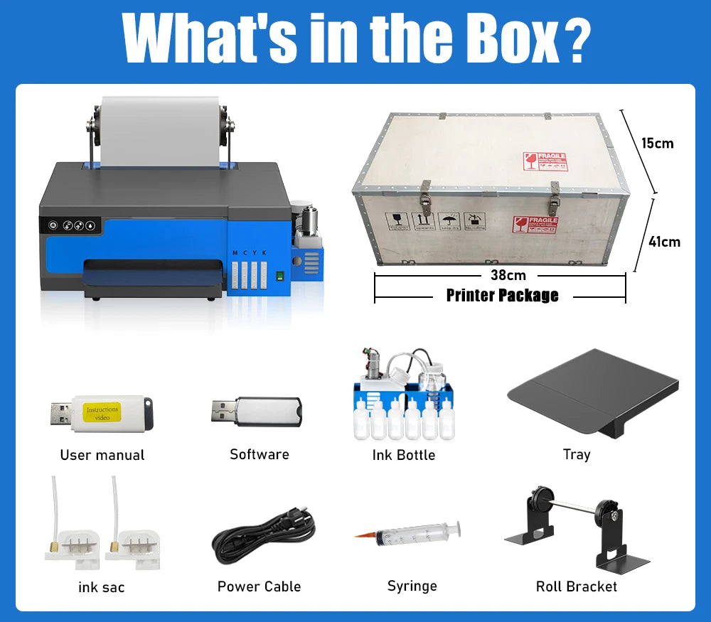 OYfame A4 DTF Printer For Epson XP600 DTF Printing Machine impresora de dtf A4 DTF Transfer Printer With White Ink mixing