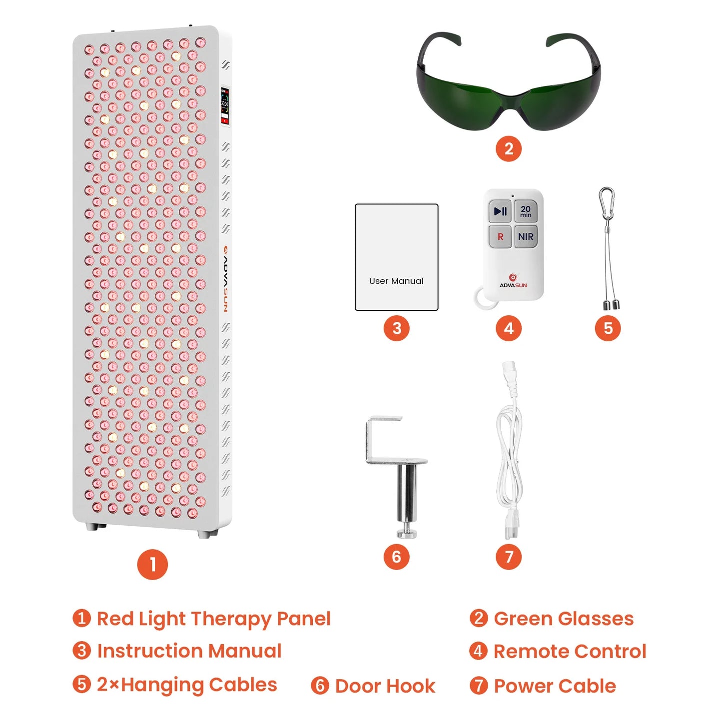 ADVASUN ADUltra New APP Control Red Light Therapy panel Full Body Red Light Sauna led infrared Light Therapy Panel For gym