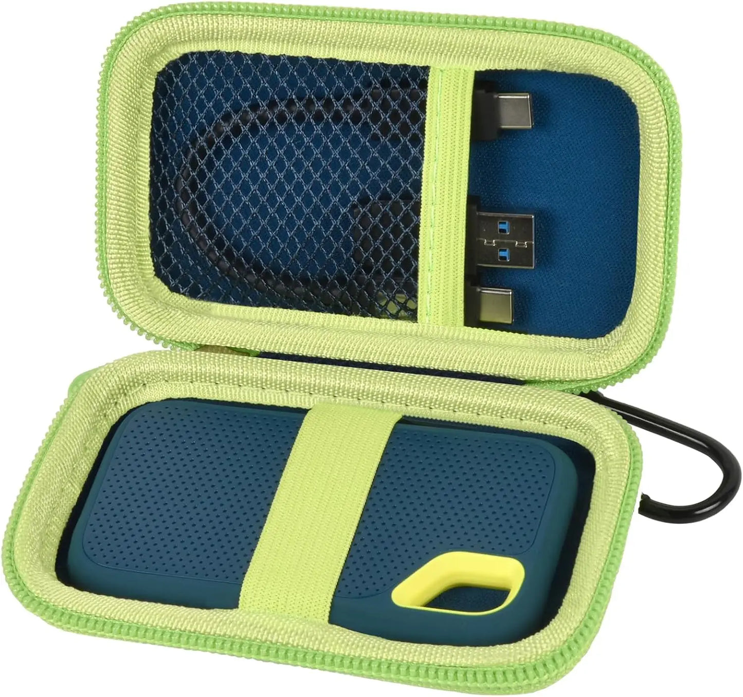 Case Compatible with SanDisk 1TB 2TB 500GB/for SanDisk PRO Extreme Portable SSD, External Solid State Hard Drive Storage Holder