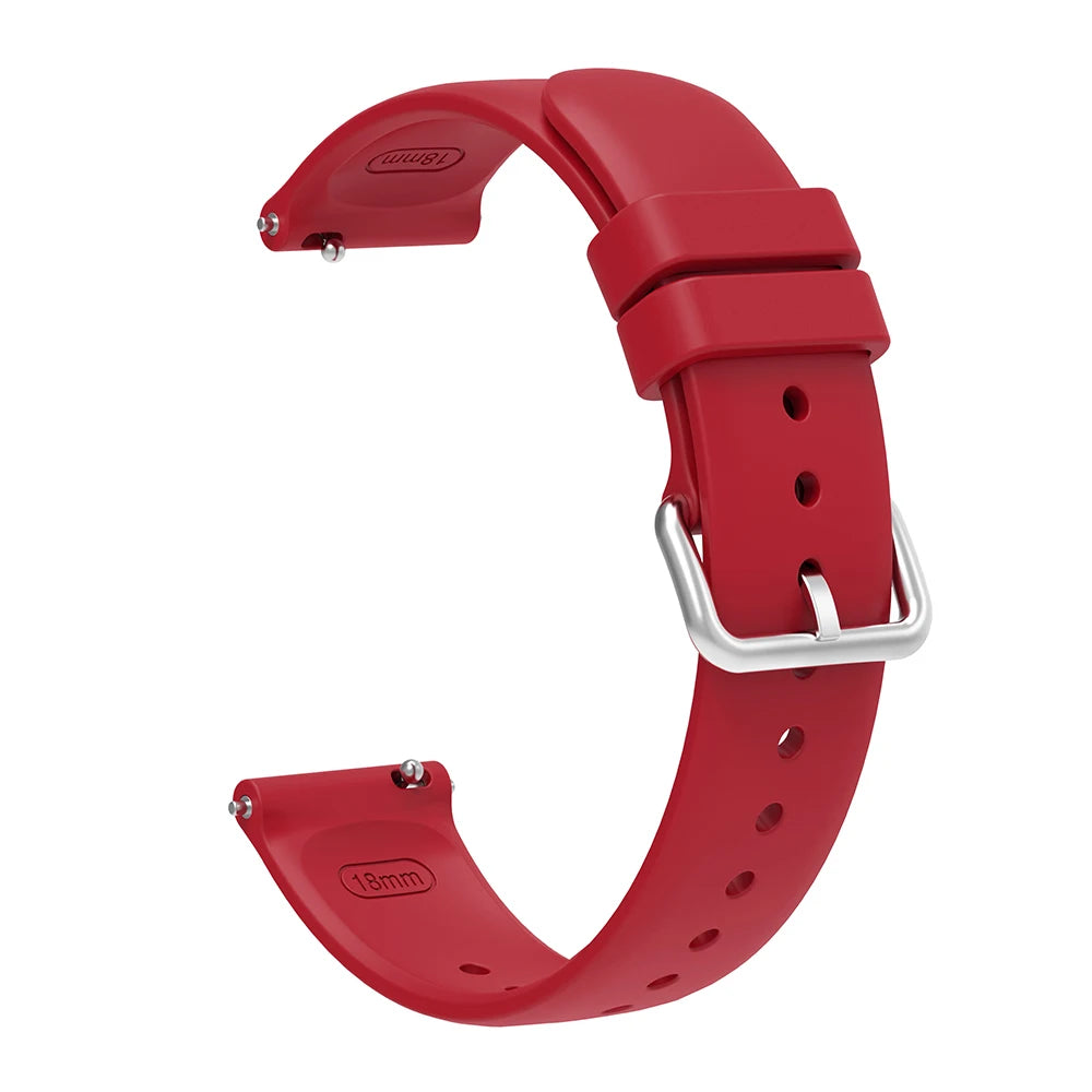 For Xiaomi Watch S4 41mm Silicone Strap Band Wristband 18mm Correa For Huawei Watch GT 5 4 41mm/Watch5 42 Accessories Watchband