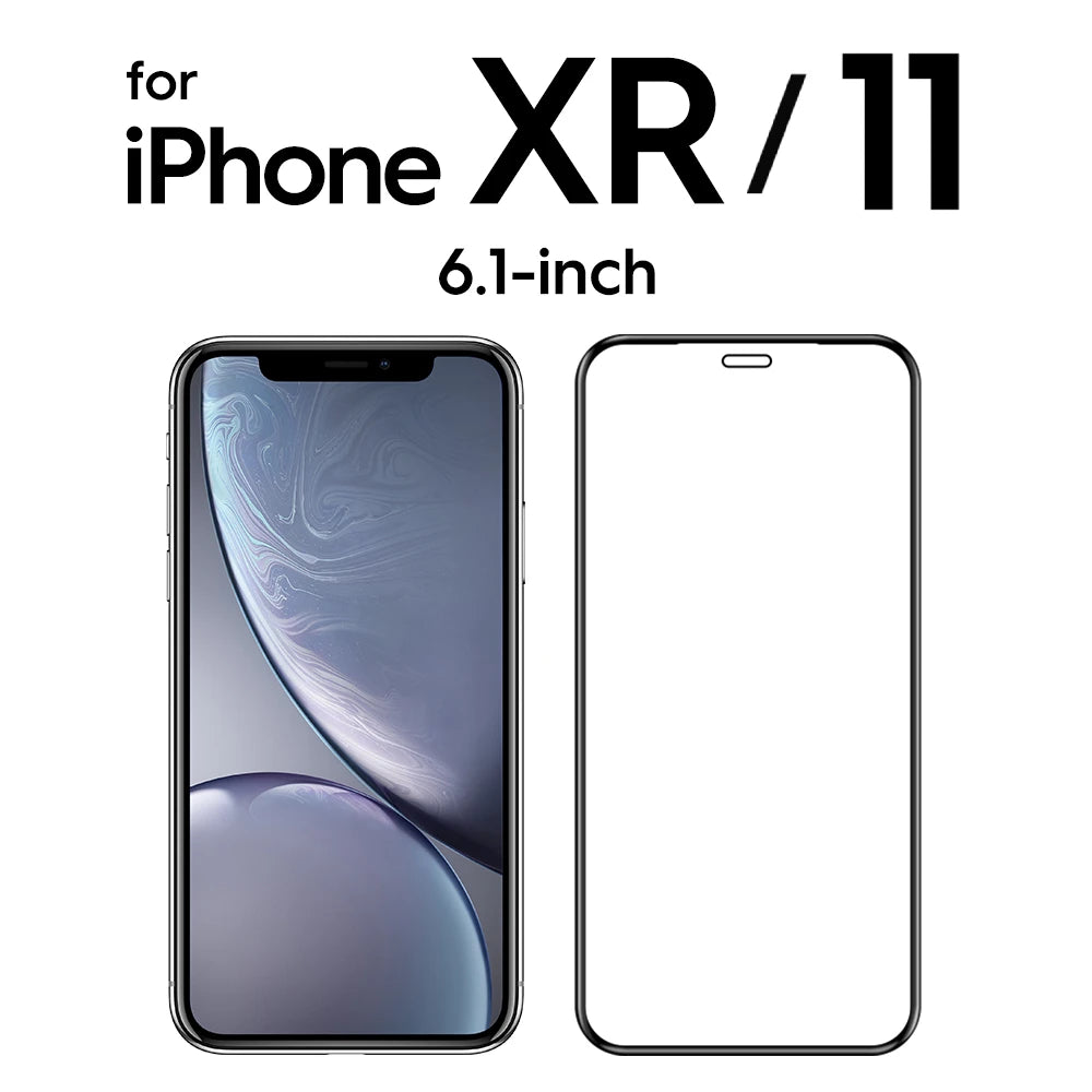 SmartDevil for iPhone 14 11 Full Cover Tempered Glass for iPhone 13 Pro Max 12 mini 7 8 X XS XR SE 3 2020 Screen Protector HD