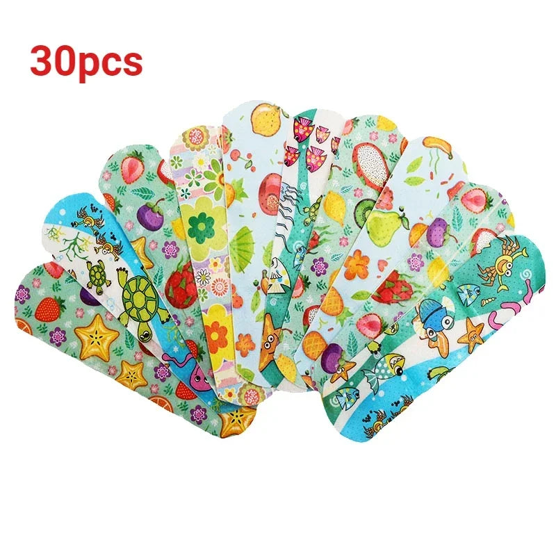 50/100pc Cartoon Animal Pattern Waterproof Hemostasis Kids Band Aid Stickers Adhesive Bandage Wound Strips Plasters for Children