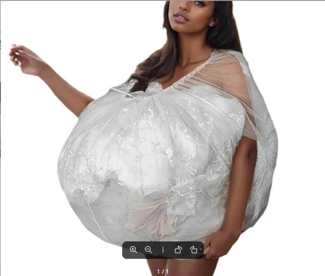 98 cm Gather Skirt Slip New Bridal Wedding Dress Petticoat for Toilet Underskirt Save You From Water