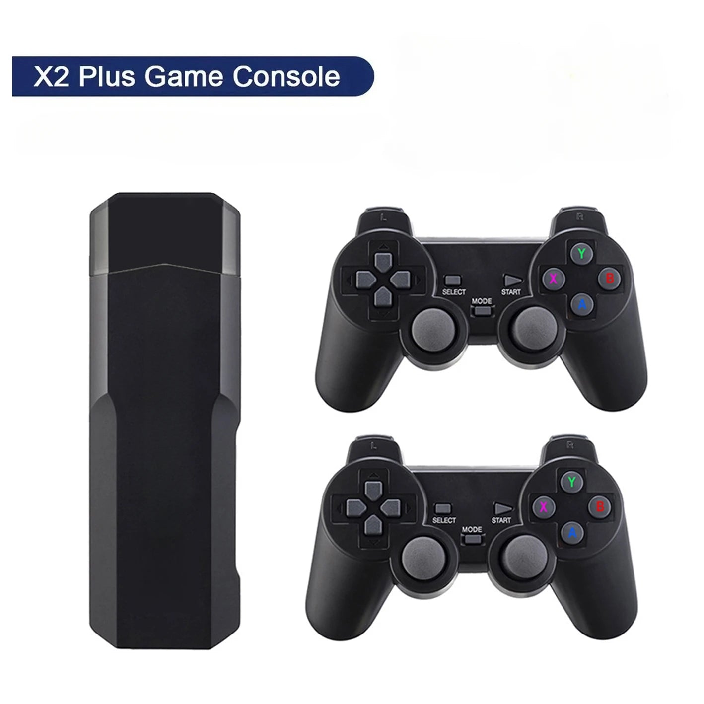 X2 Plus Game 3D HD Retro TV Video Game Console Wireless Controller Mini Emulator for Kids Gifts Classic Arcade for PSP PS1