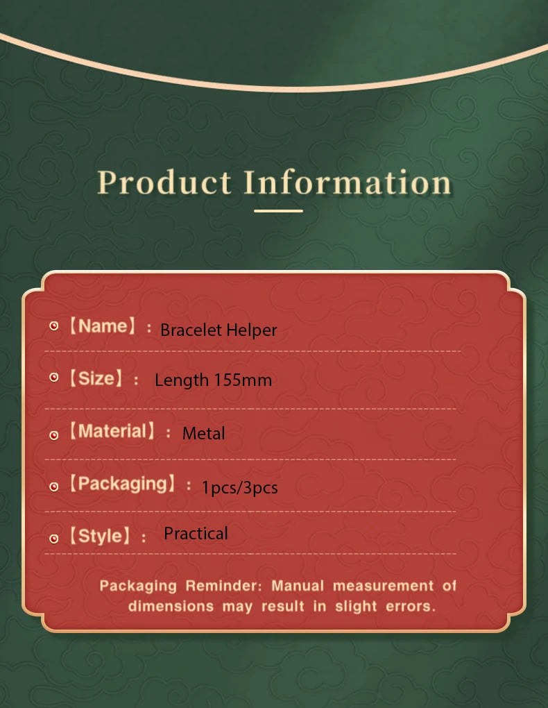 Easy Install Bracelet Fasteners Tool,Release Hand Bracelet Helpers,Jewelry Assistance Fastener Tool for Bracelet Linking Tool