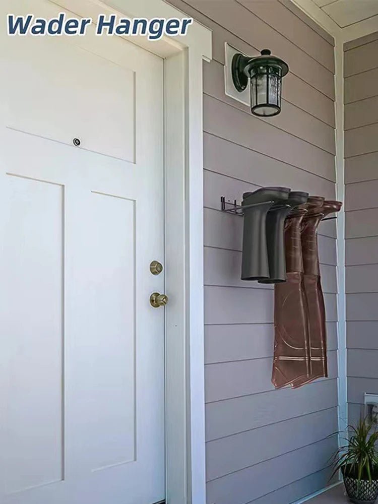 1pcs Boot Rack Hanger Wall Mounted- (4 Pair) Sturdy Metal Boot Organizer, Tall Shoe Holder for Closet, Entryway, Indoor, Garage