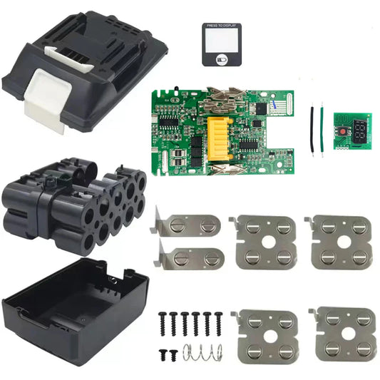 BL1830 Battery Case For Makita 18V DIY 3.0Ah 6.0Ah 1860 1850 Shell Box With BMS PCB Board Charging Protection LED Digital BL1840