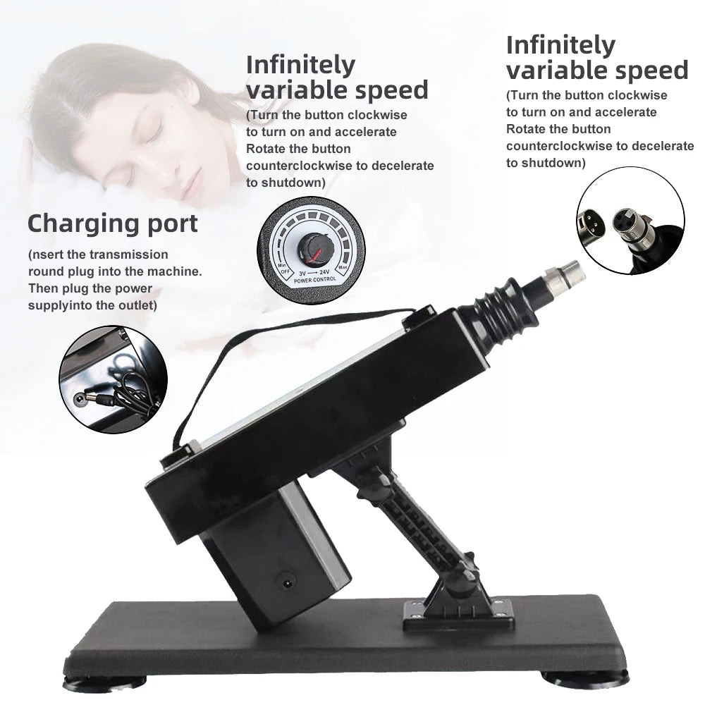 Sex Love Machine Adult Toy Automatic Thrusting Device for Men and Women Masturbation Adjustable Vaginal Anal Massage Pumping Gun