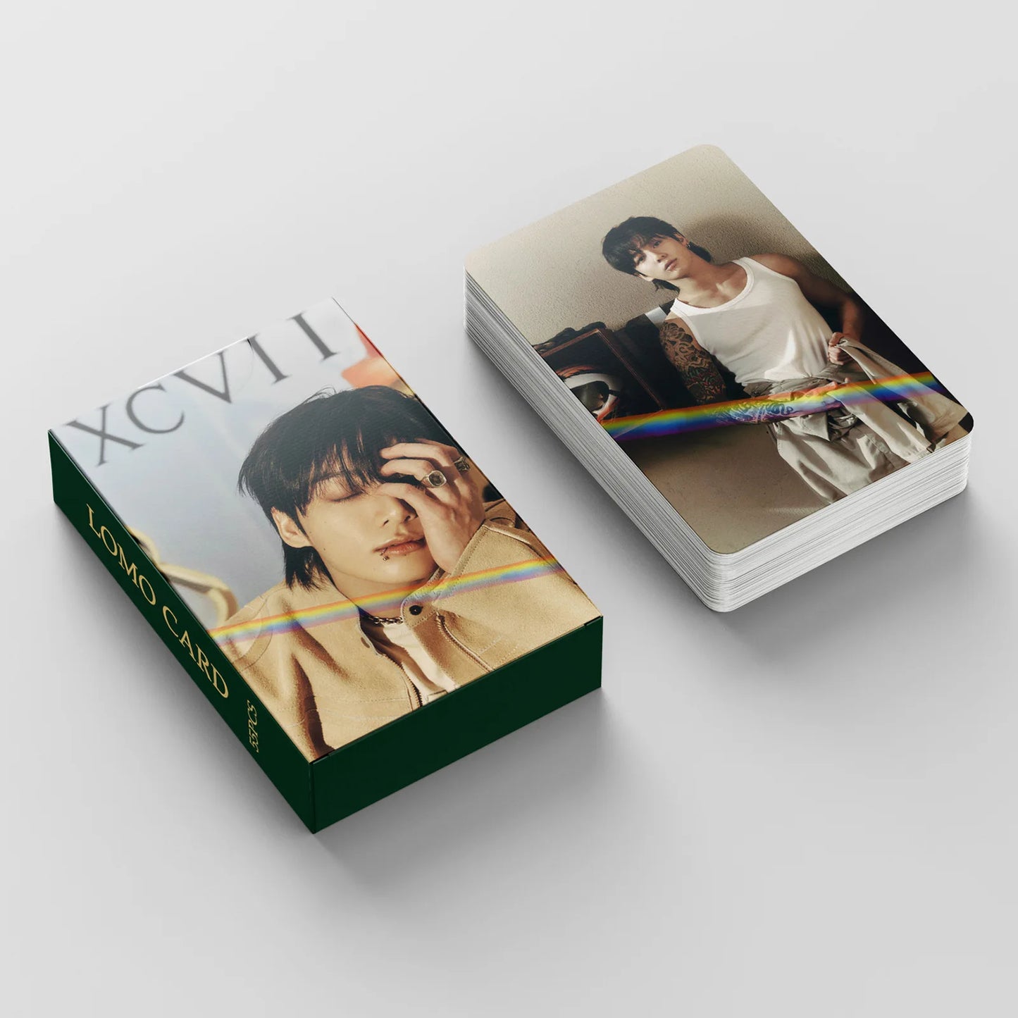 55Pcs/Set Kpop idol Card JK GOLDEN Album Lomo Card Poster Photocards Collect Cards Postcards Fans Gifts