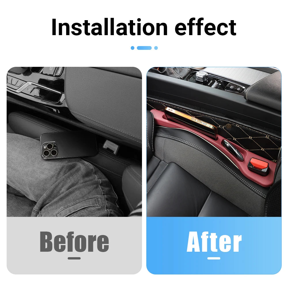 Universal Car Seat Leak Proof Strip Side Seam Storage Organizer For Toyota Corolla E210 2019-2021 2022 2023 2024 2025 Hybrid