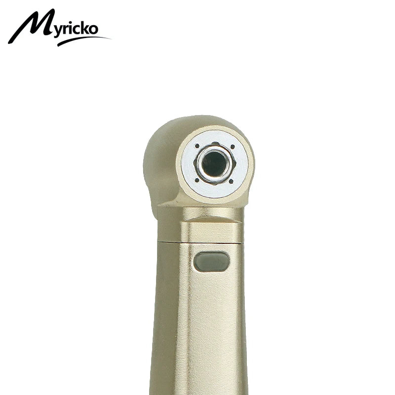 Myricko Dental  For 1:1/1:5 Bule Fiber Optic Contra Angle Low Speed Handpiece Push Button Dentistry Instrument Tools