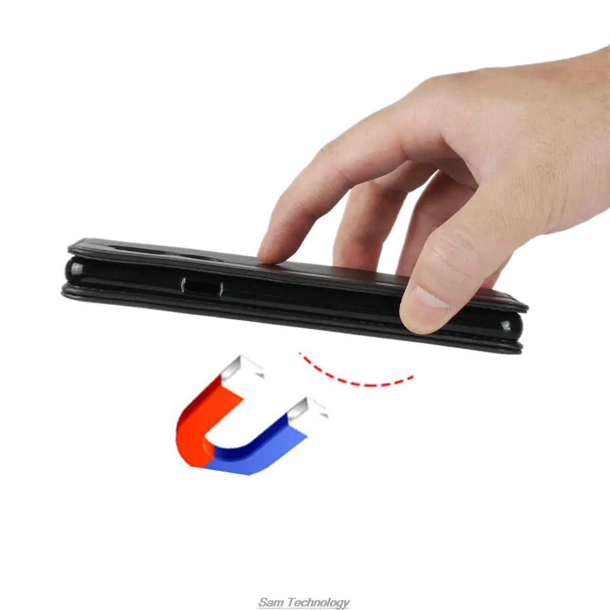 Magnetic attraction Leather Case for Xiaomi POCOPHONE POCO F1 Holster Flip Cover Case Wallet Phone Bags Fundas Coque