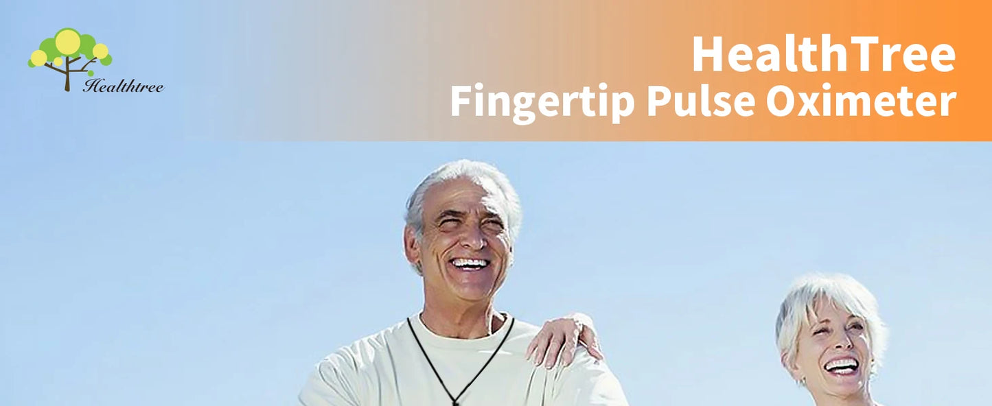HealthTree Finger Pulse Oximeter SPO2 PR PI RR Blood Oxygen Saturation Meter Heart Rate Monitor OLED Oximetro De Dedo