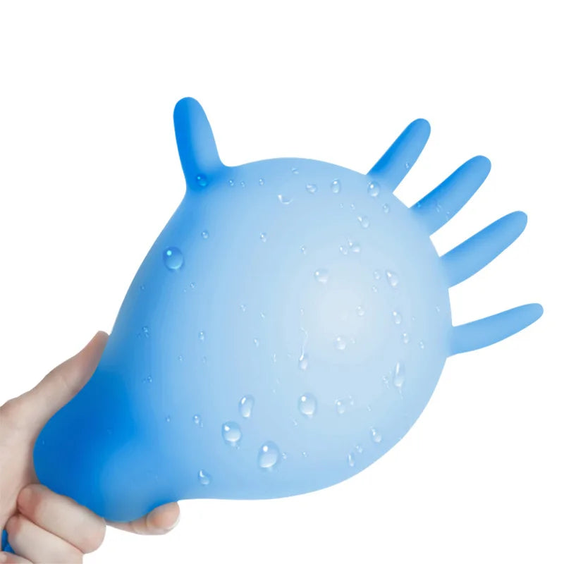 100PCS Nitrile Exam Gloves Heavy Duty Food Grade Latex & Powder Free High Elasticity for Medical Food Service Cleaning