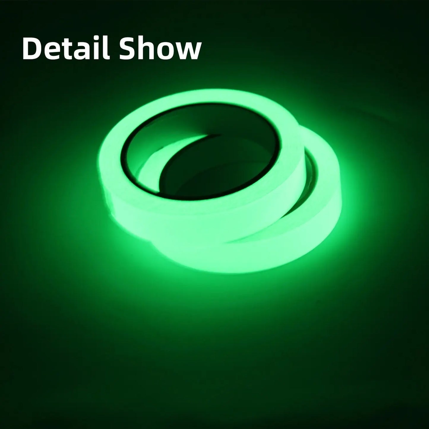 Luminous Tape 3m Green Warning Ground Light Storage Stair Anti-Slip Sticker Bicycle Frame Warning Reflective Fluorescent Tape