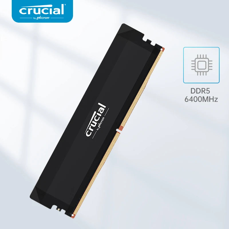 Crucial Pro DDR5 RAM 16GBx2 6400MHz 6000MHz Overclocking Desktop Gaming Memory Intel XMP 3.0 & AMD EXPO Compatible for PC Gamer