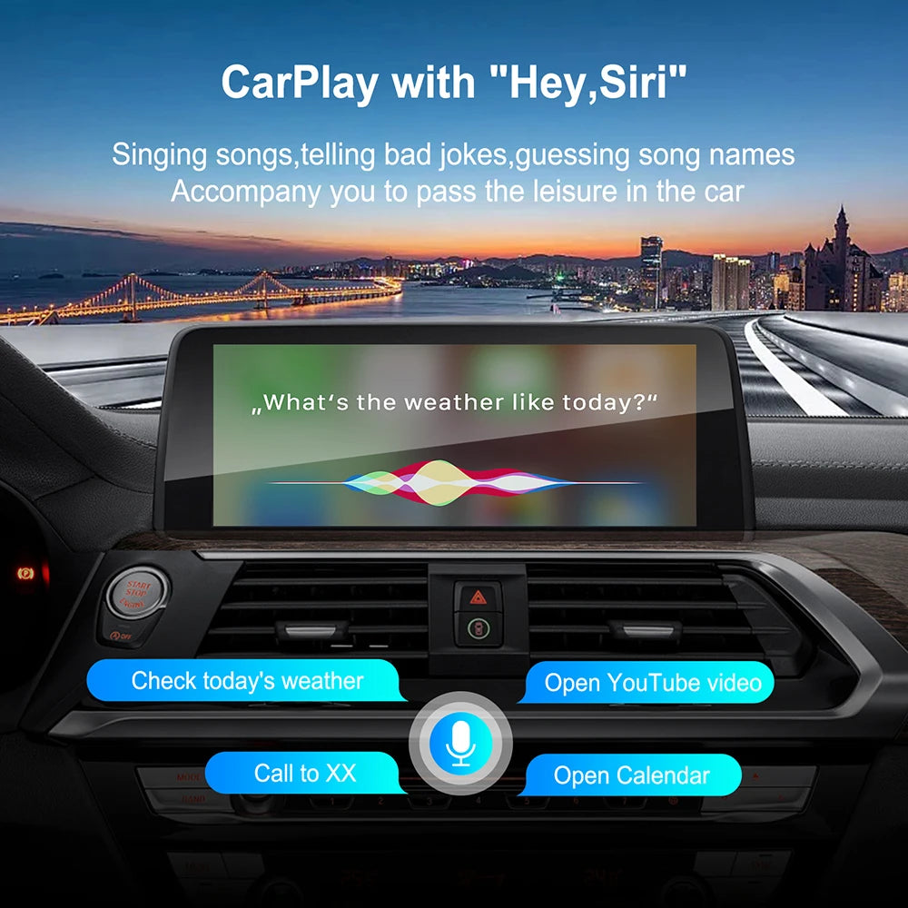 Wireless CarPlay Android Auto for BMW NBT CIC System 1 2 3 4 5 6 7 Series X1 X3 X4 X5 X6 MINI E60 E84 E70 F26 F25 F10 F11F20 F21