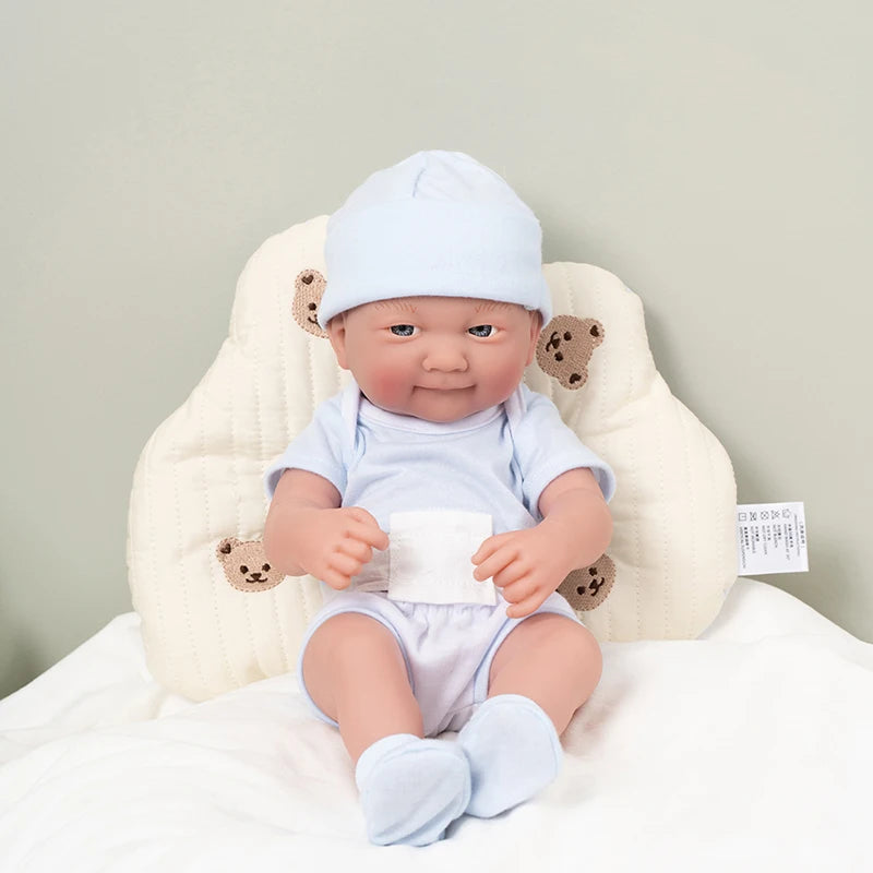 35CM 14inch Baby Dolls Cute Soft Silicone Baby Reborn Baby Doll Toys For Children Girls Gifts Lifelike Full Body Girl Dolls