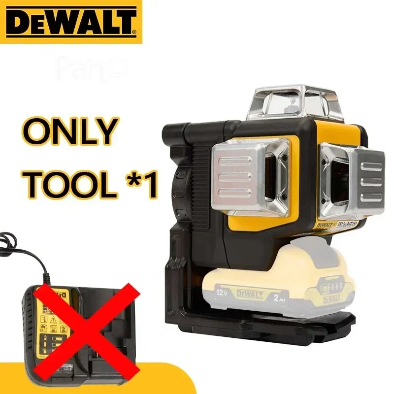 Dewalt DW089LG 3 Sides*360 Degree Vertical Lines Laser Level Meter Outdoor 12V Lithium Battery Horizontal Green Light Level
