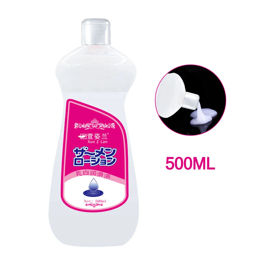 Lubricant for Men Women Sex Toys Cream Sex Viscous Lube Water Based Oil Lubricating Anal Vaginal Adult Imitation Semen Sex Shop