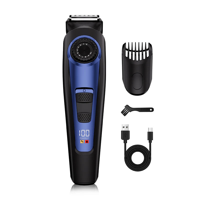 USB men's hair clipper multifunctional gear adjustment, shaving, hair cutting, shaving, essential for home and travel