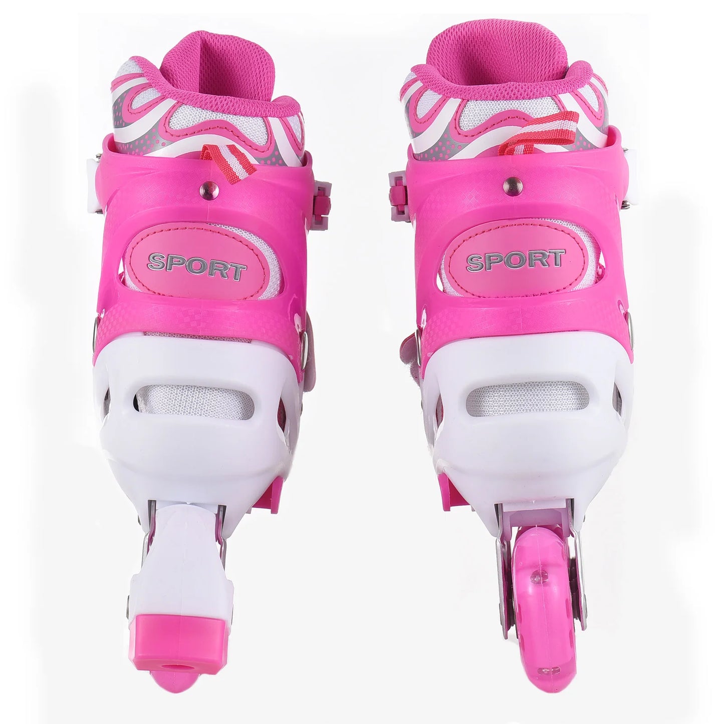Kids Inline Skates Light Up for Boys and Girls Beginner Friendly Eco-friendly Breathable for Toddlers Shoe Size 28-41